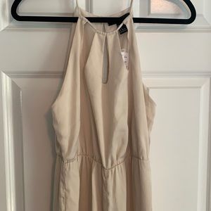 Forever 21 taupe jumpsuit
